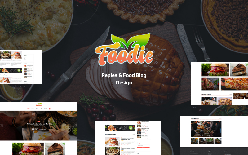 Foodie - Recipe & Food Blog WordPress Theme