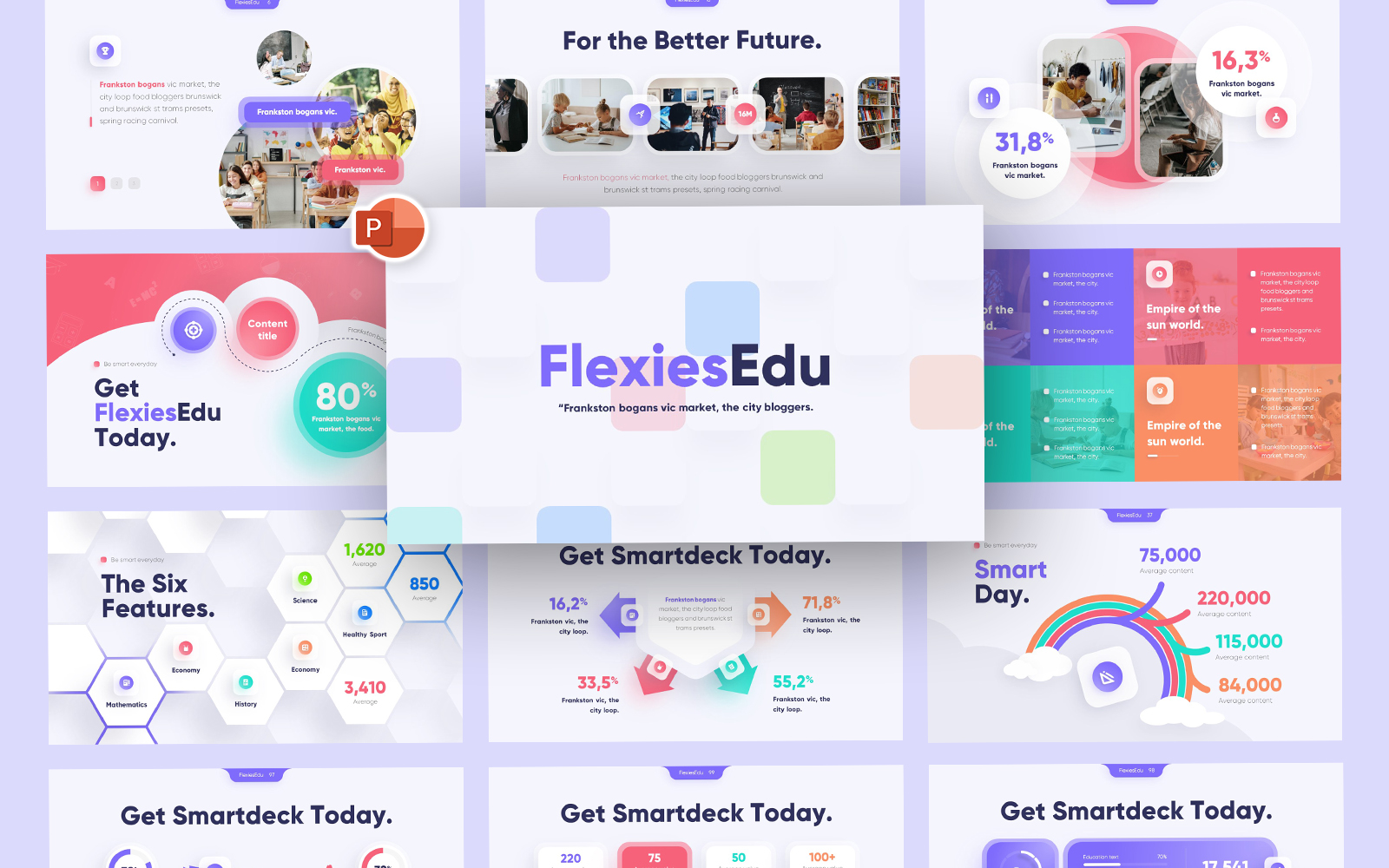 Flexies Smart Education PowerPoint Template