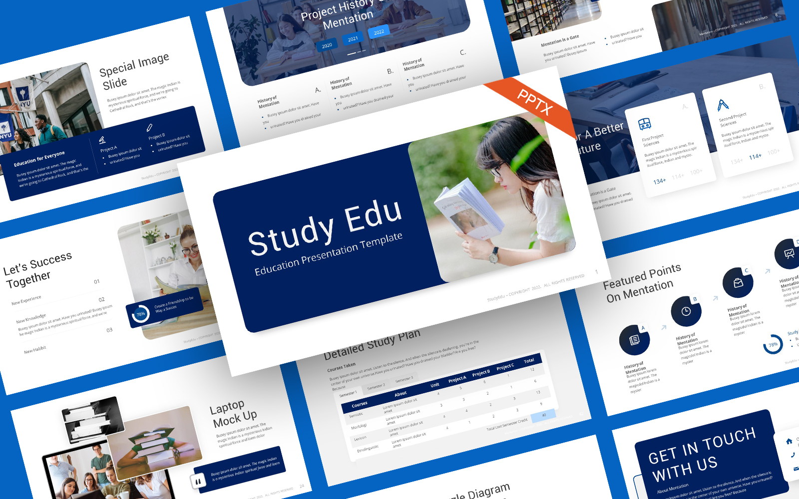 Study Education PowerPoint Template