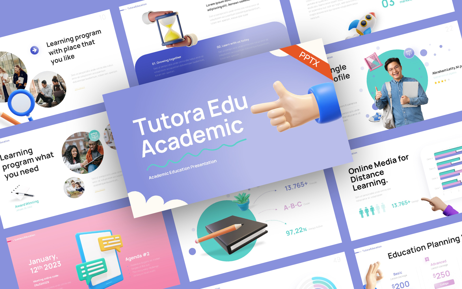 Tutora Academic Education PowerPoint Template