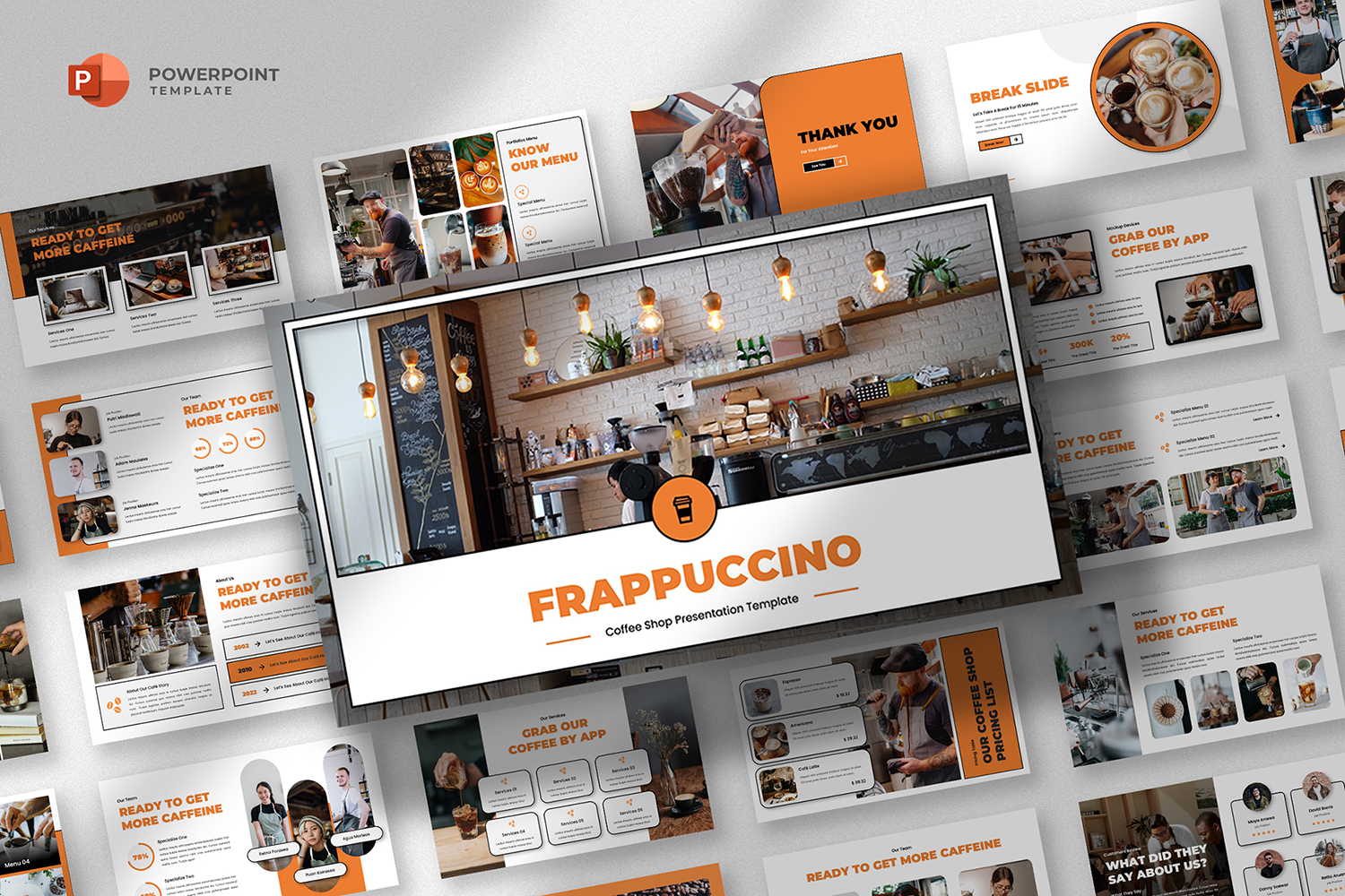 Frappuccino - Coffee Business Powerpoint Template