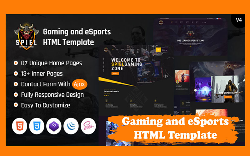 Spiel - Gaming and eSports HTML Template