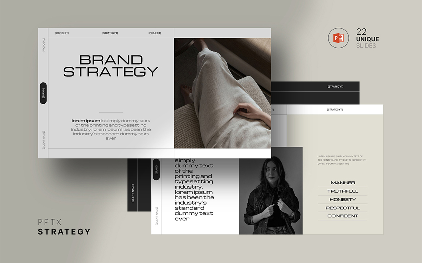 Business Brand Strategy Presentation Template