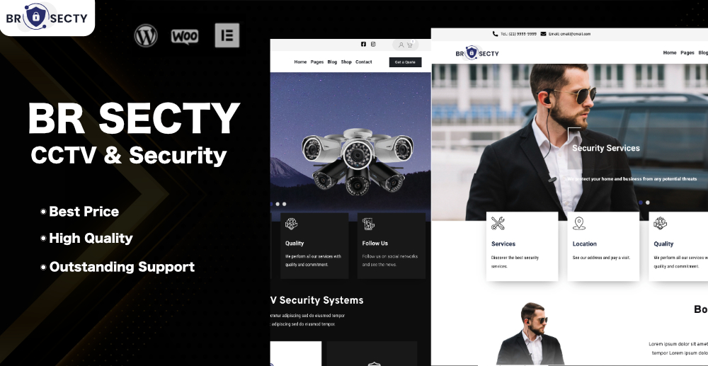 BR Secty - Private Security Wordpress Theme