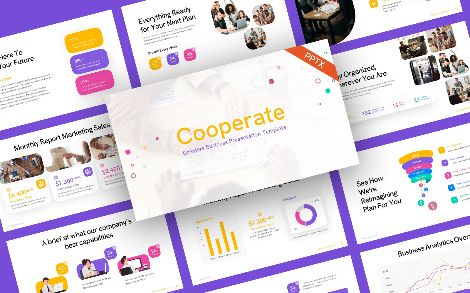 Cooperate Business Creative PowerPoint Template