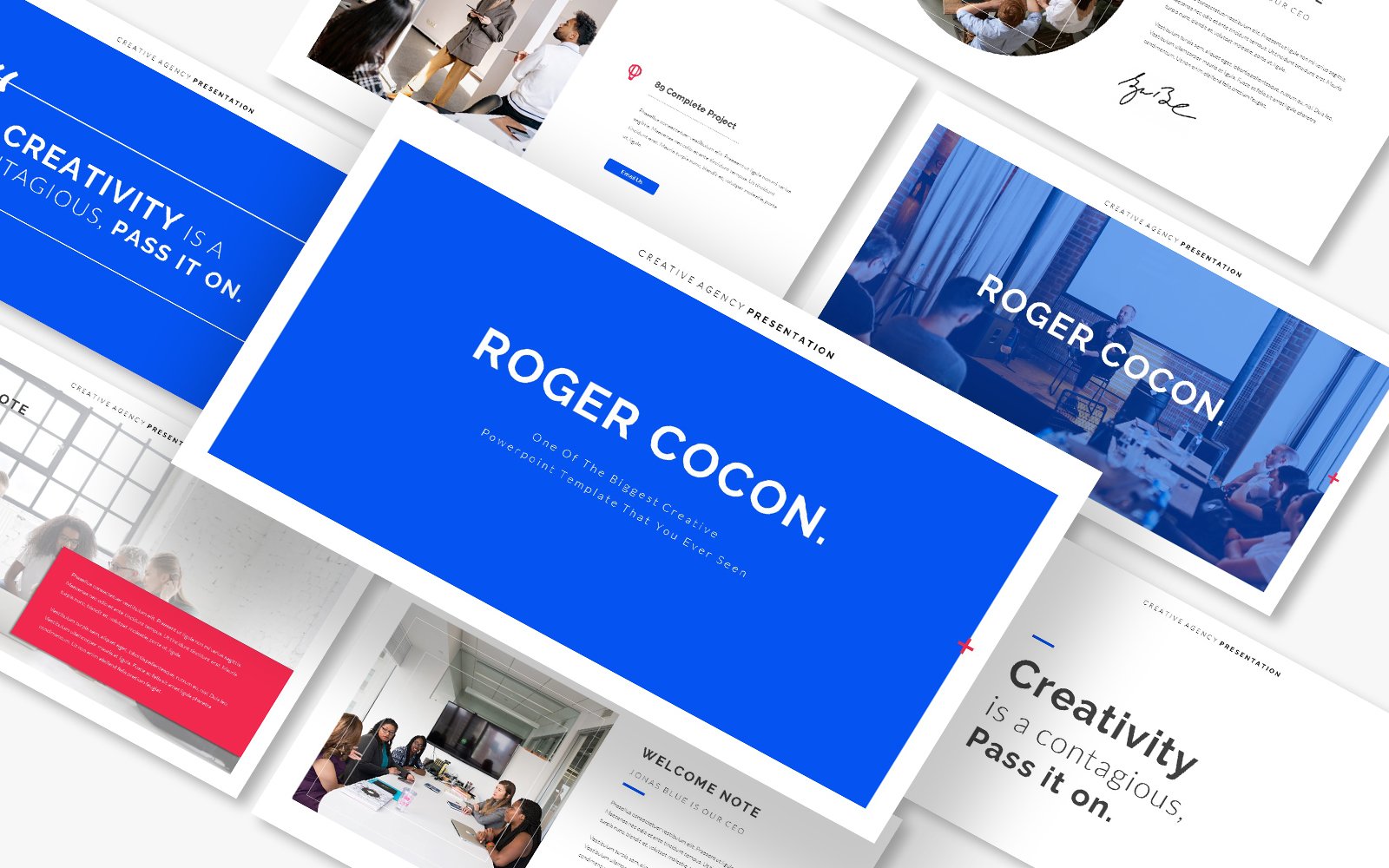 Roger Cocon Creative Powerpoint Template