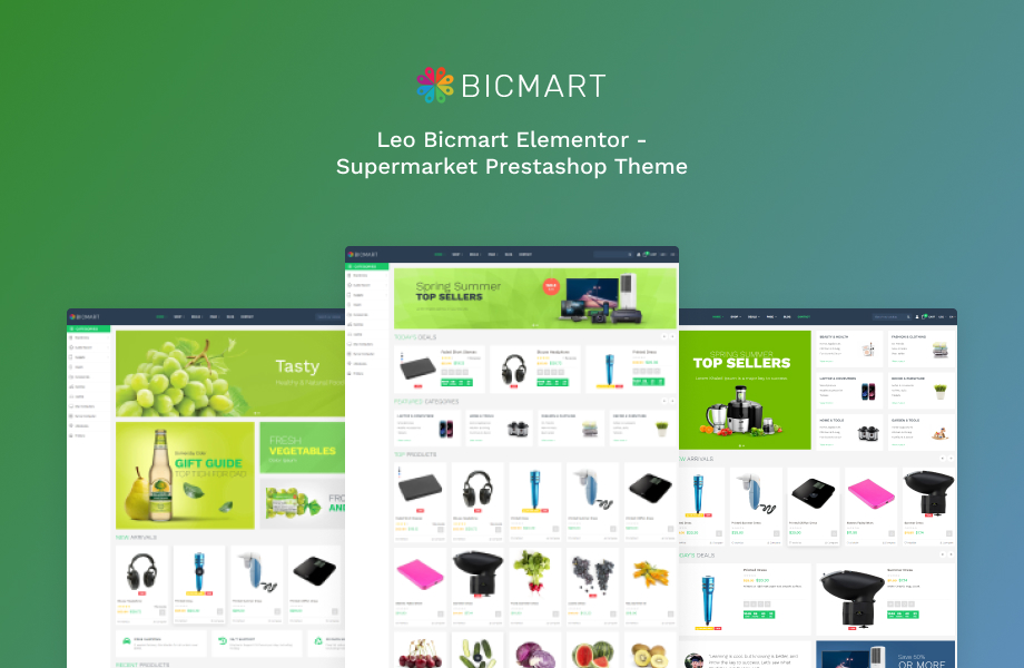 Leo Bicmart Elementor - Supermarket Prestashop Theme