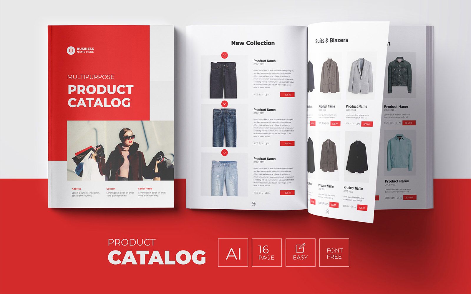 Multipurpose Product Catalog and Fashion catalog