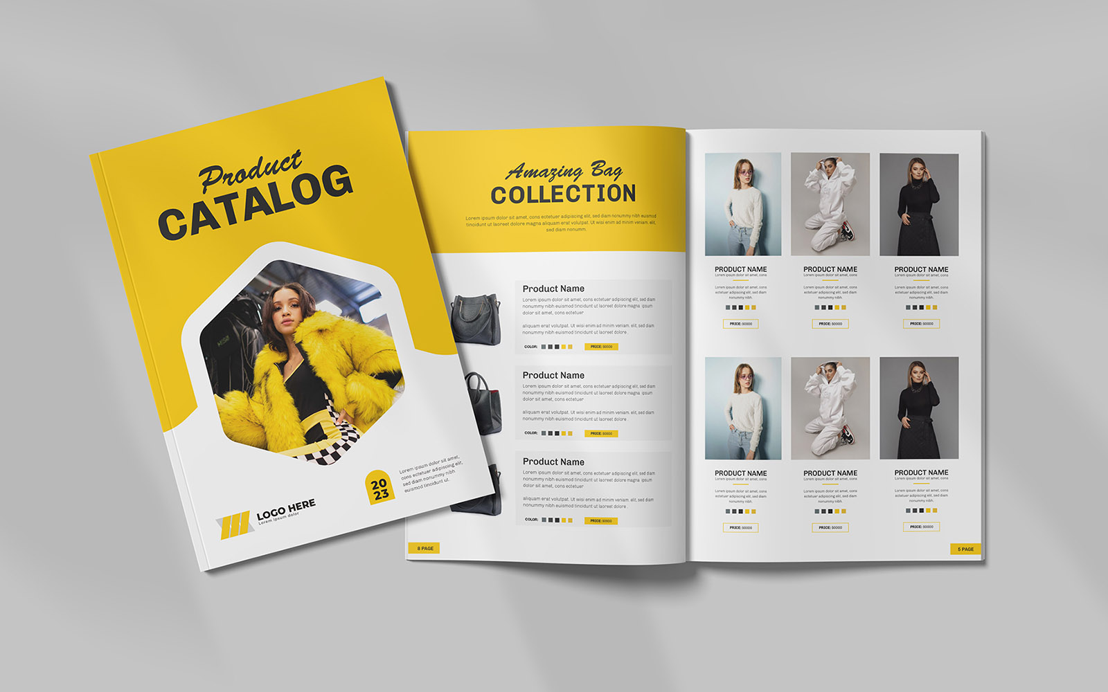 Product catalogue design or Catalog layout design