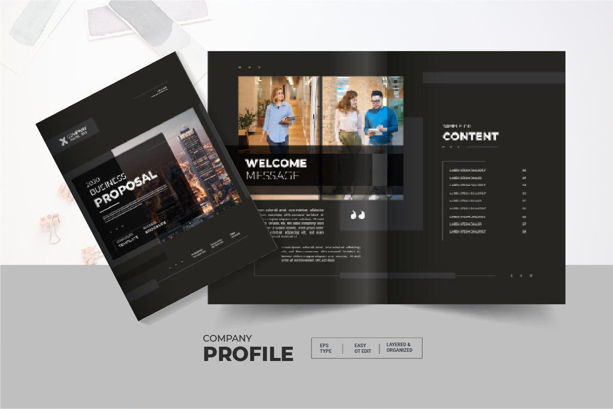 Creative and modern business proposal brochure template