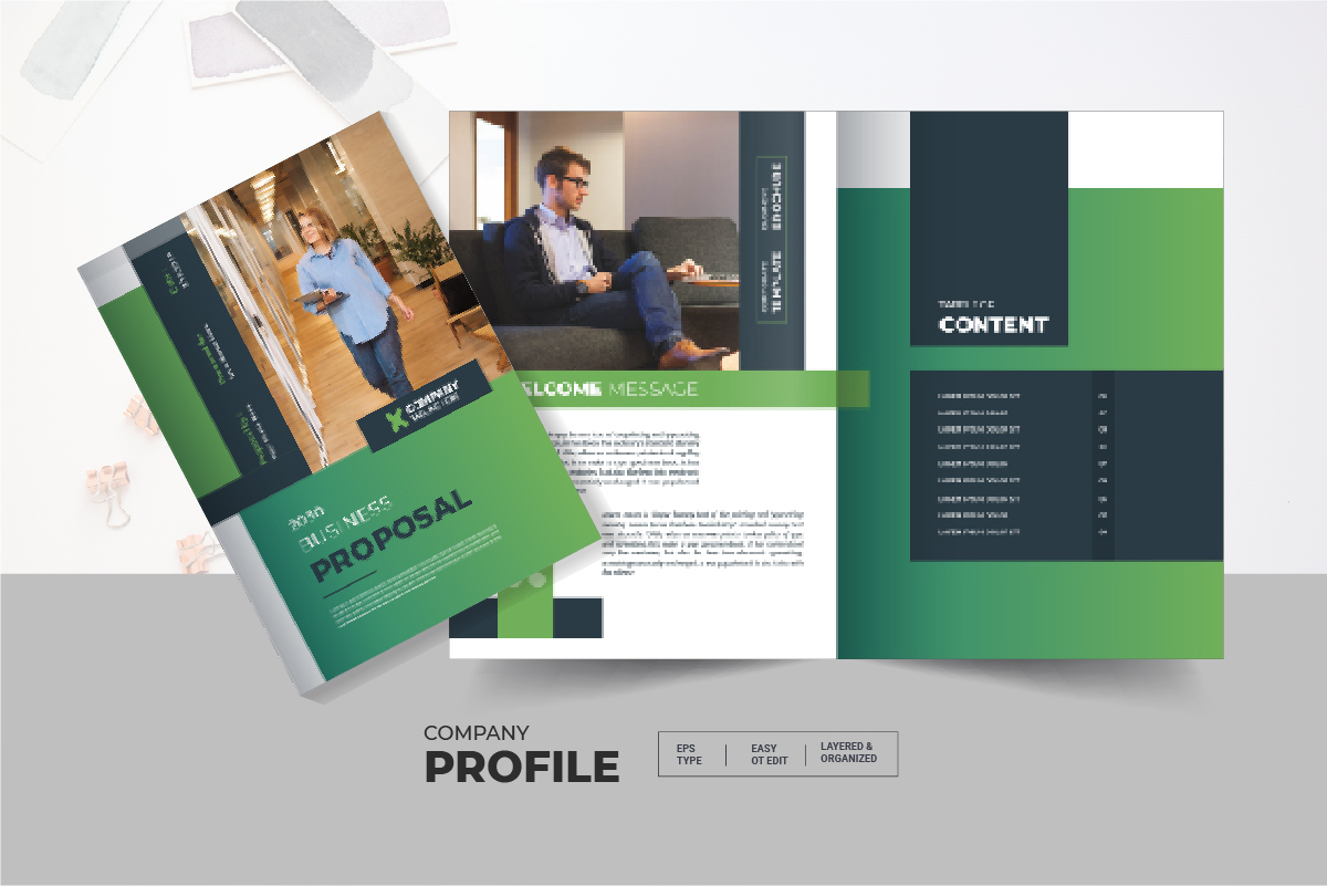 Company Business Project Proposal - Corporate Identity Template