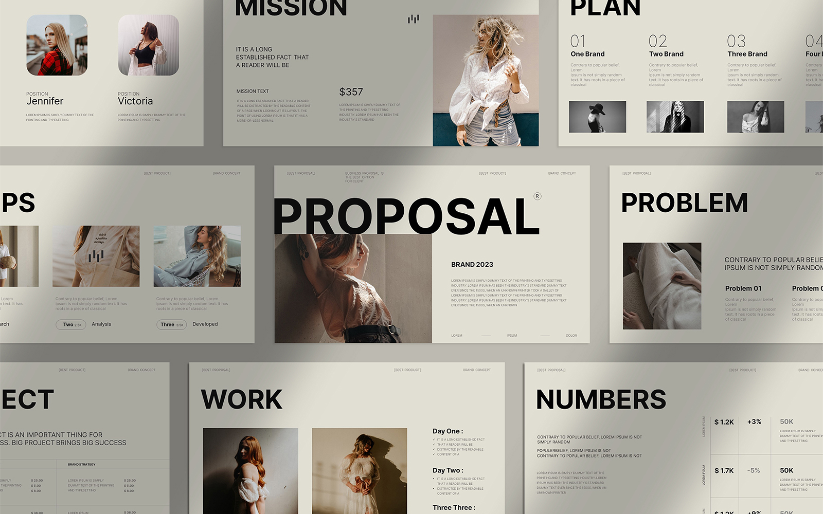 The Brand Proposal Presentation Template