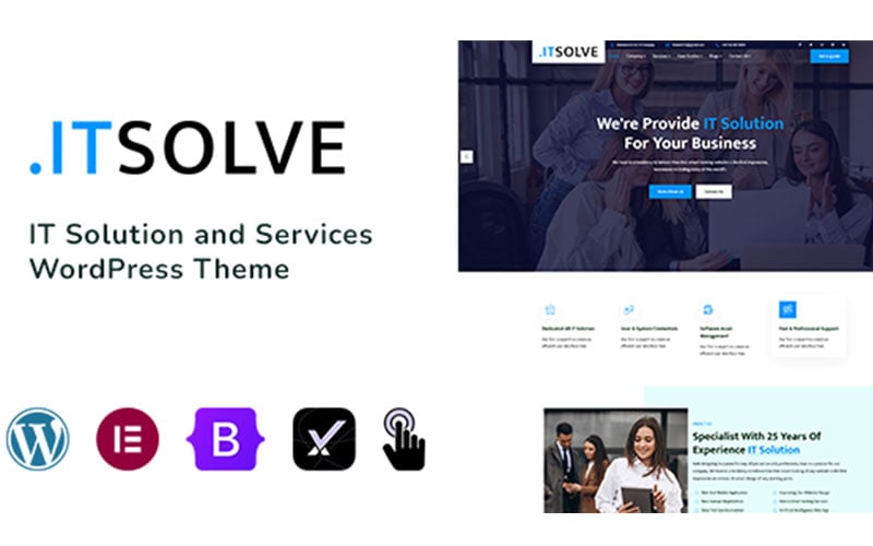 ITsolve - IT Solution and Services WordPress Theme