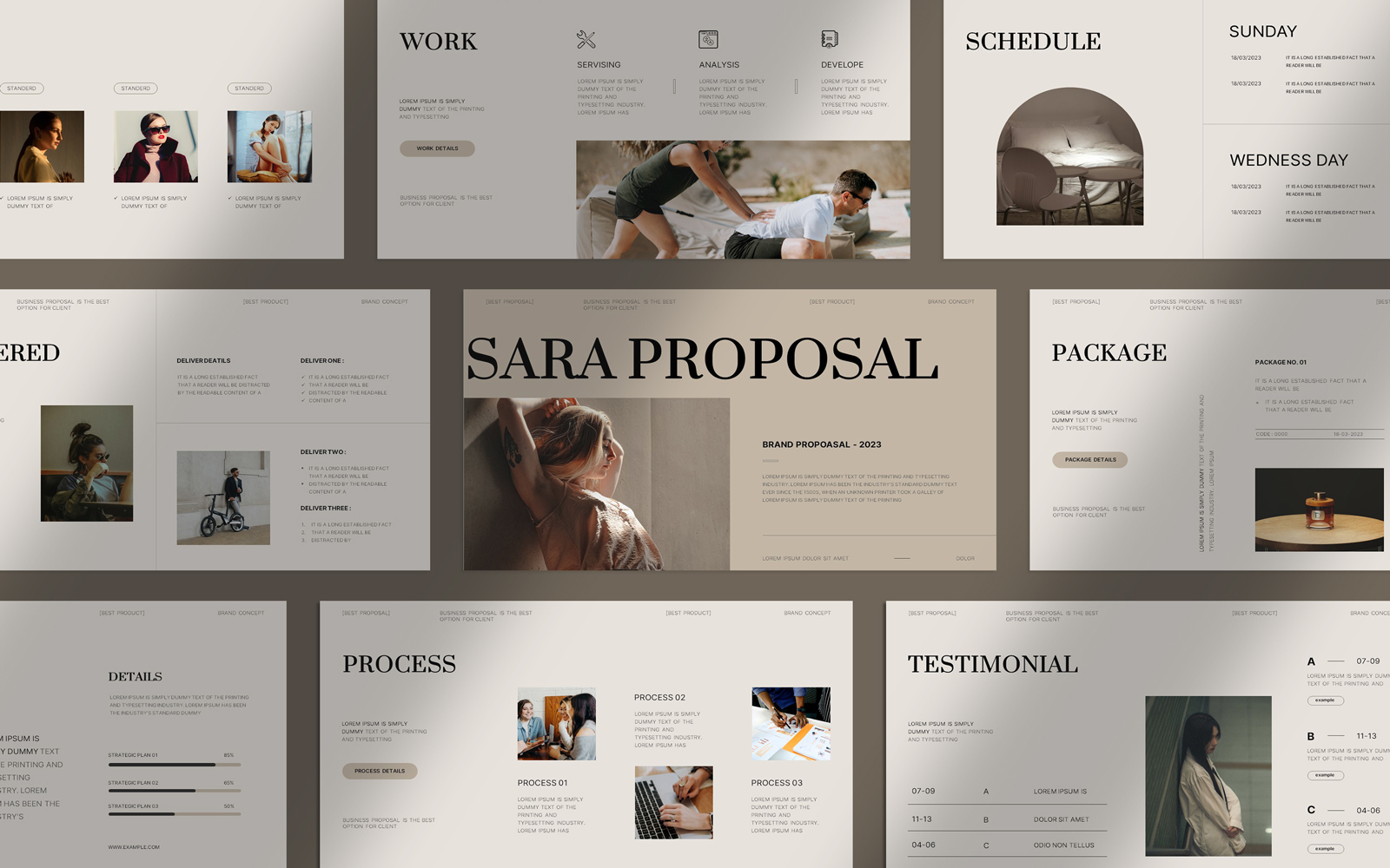 Sara Brand Proposal Template