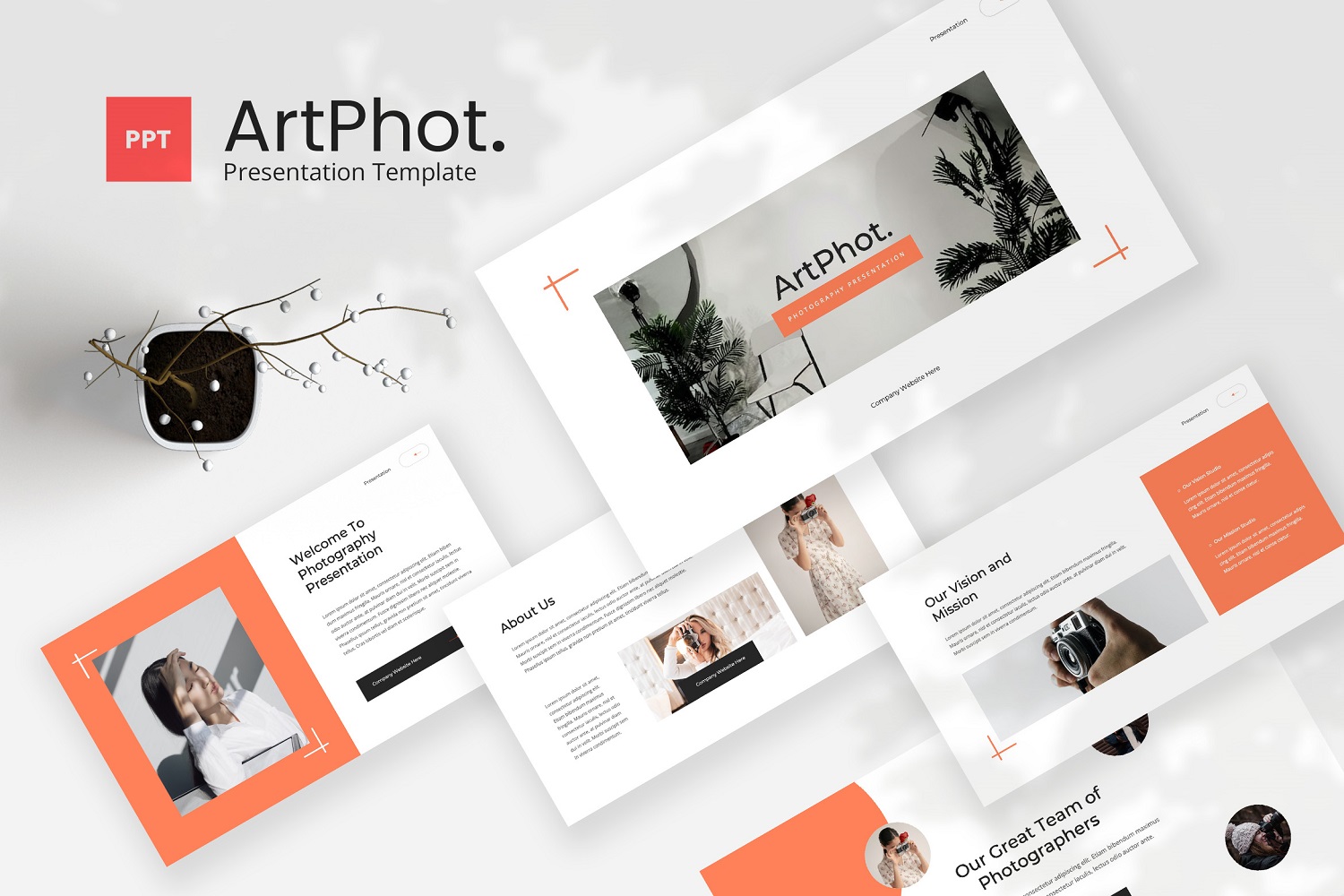 ArtPhot - Photography PowerPoint Template