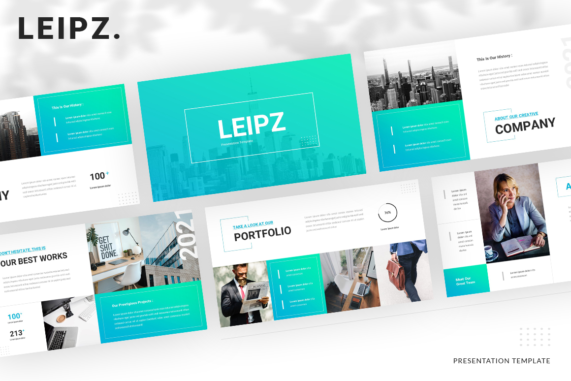 Leipz Business PowerPoint Template