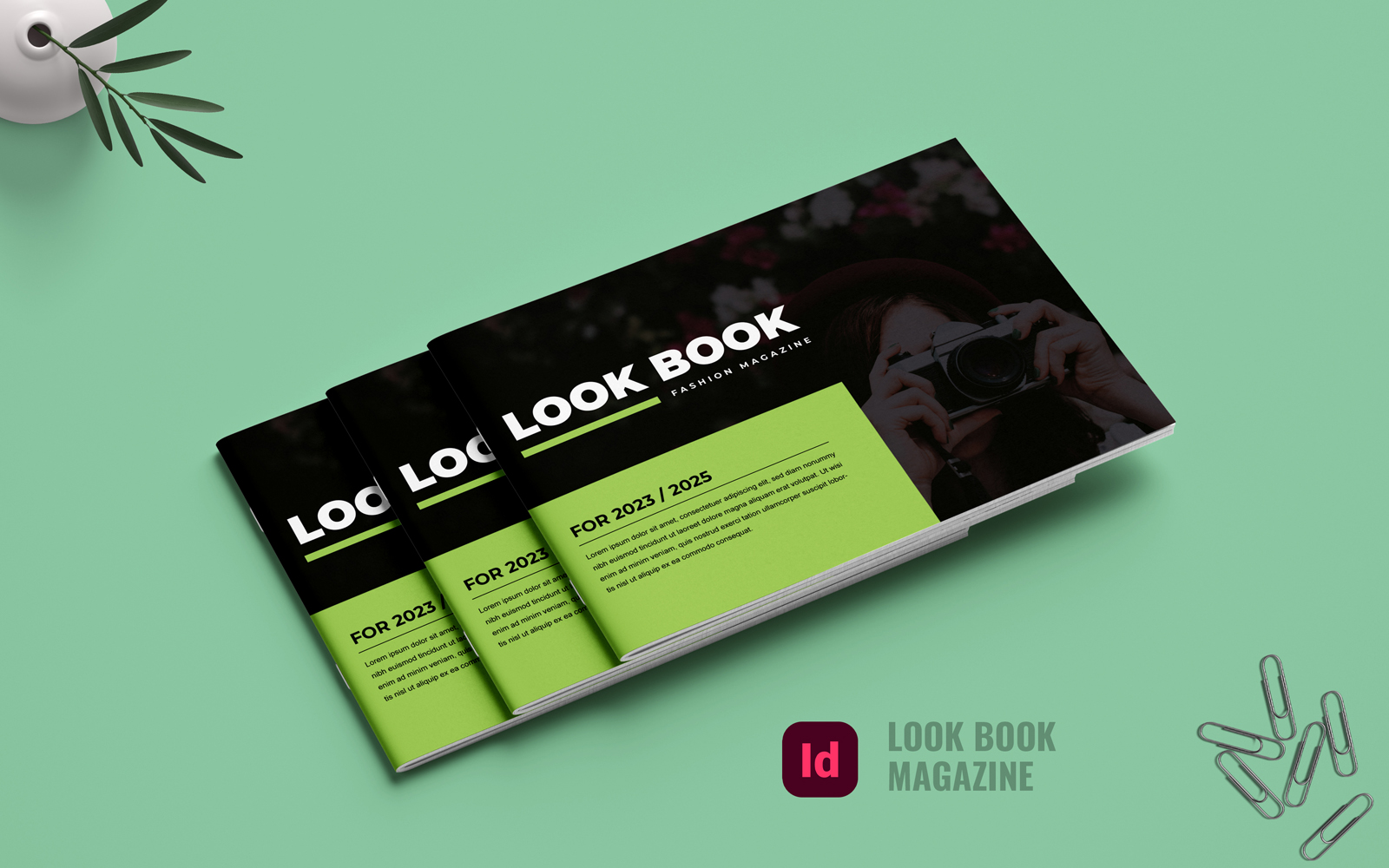 LookBook Magazine Template Design