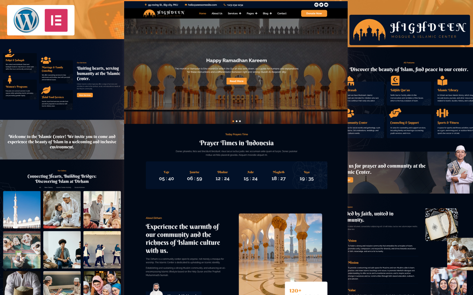 High Deen - Mosque & Islamic Center WordPress Theme