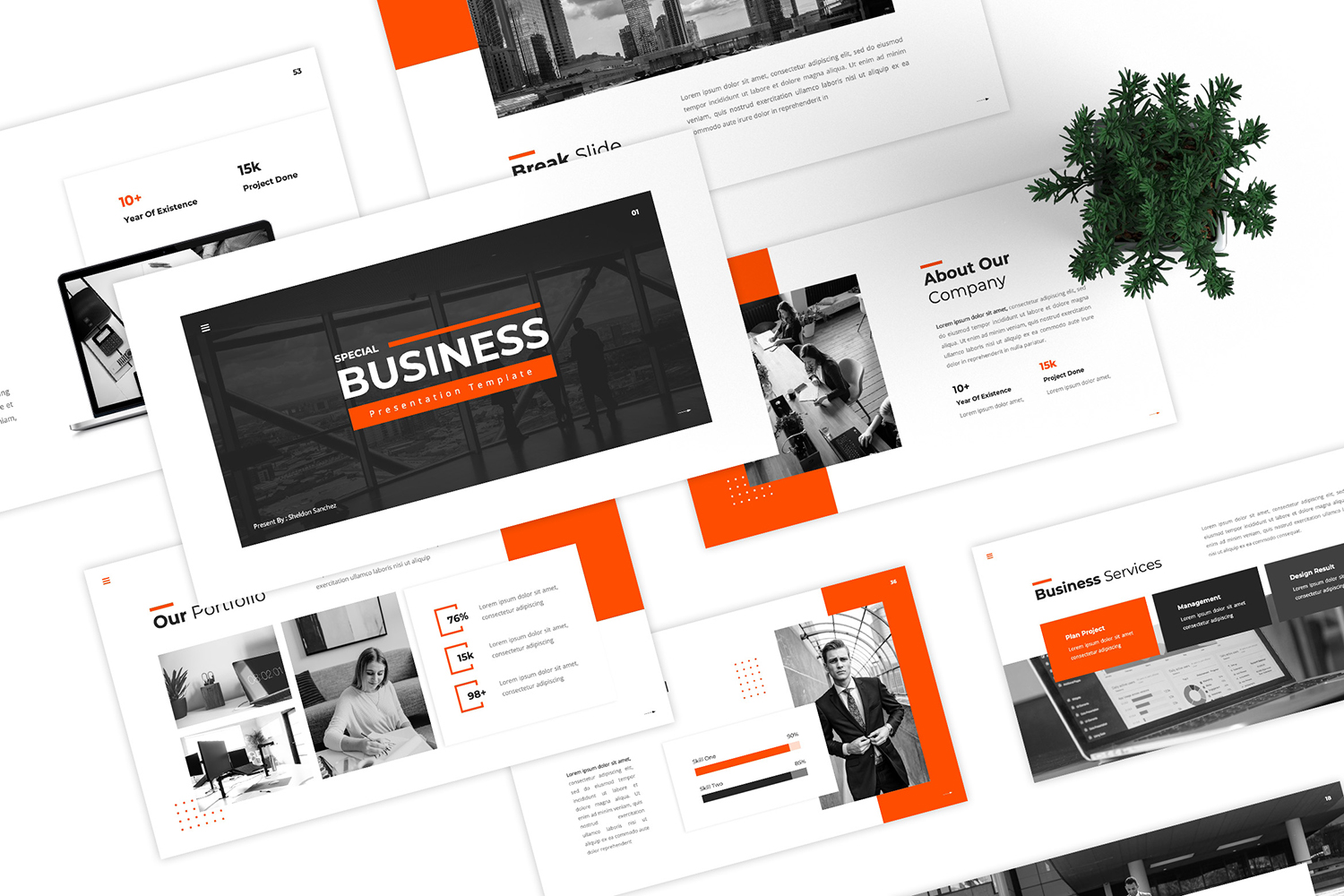 Special Business Powerpoint Template