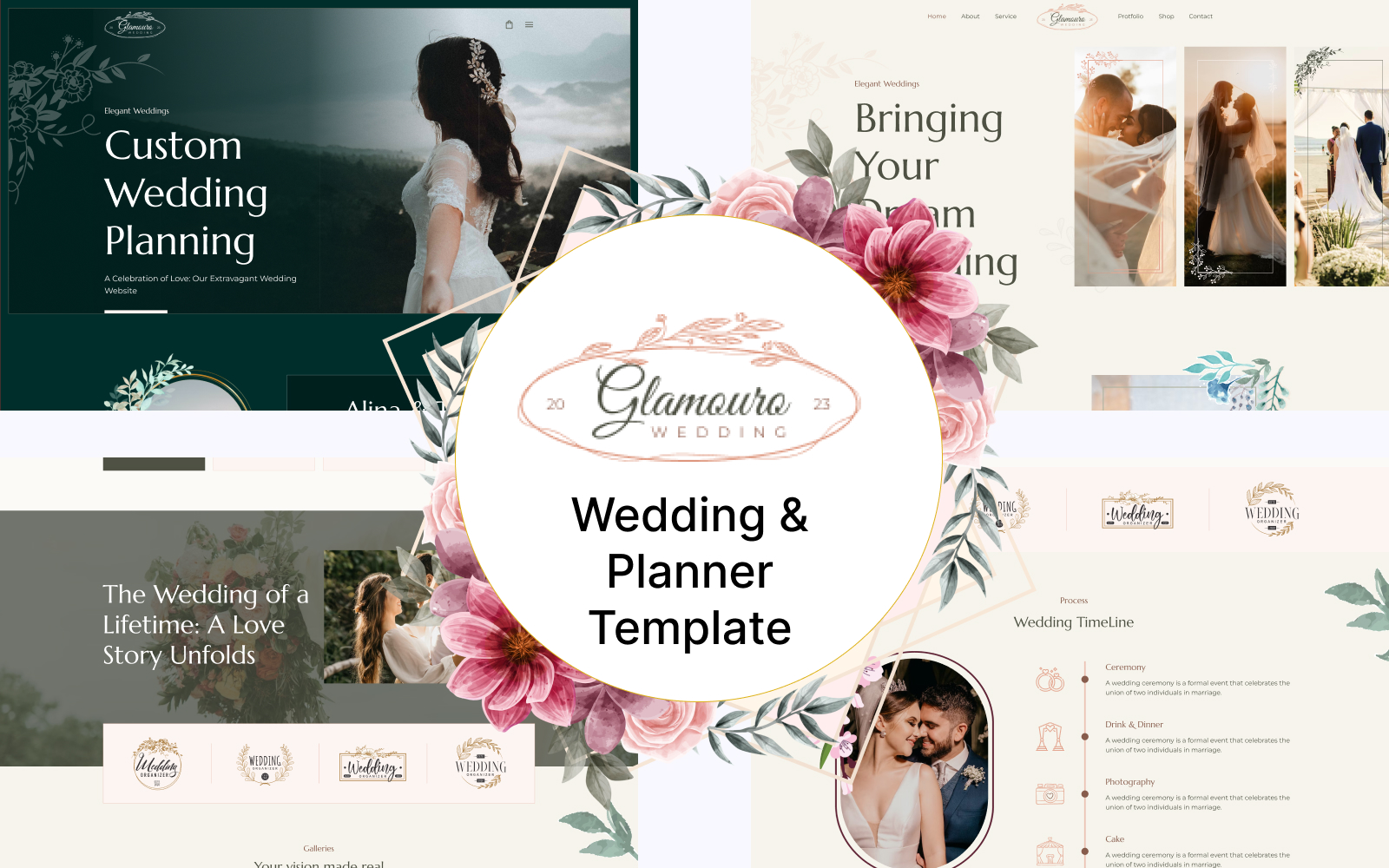 Glamoure - Wedding & Planner HTML5 Template