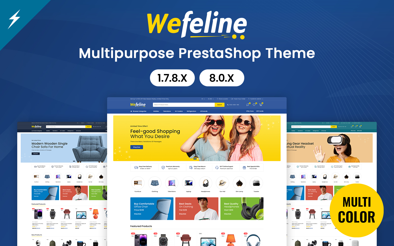Wefeline  - Electronics and Multipurpose PrestaShop Theme