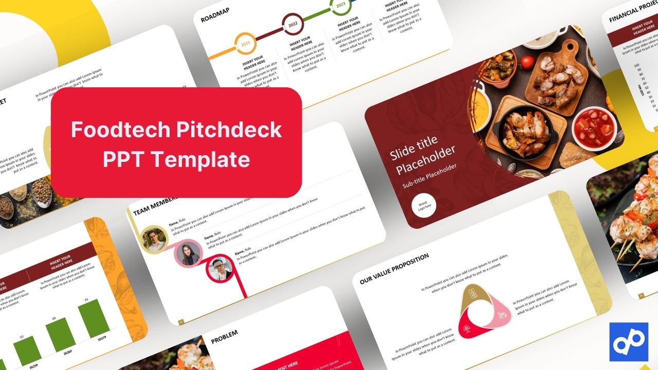 Foodtech Pitch Deck PPT Template