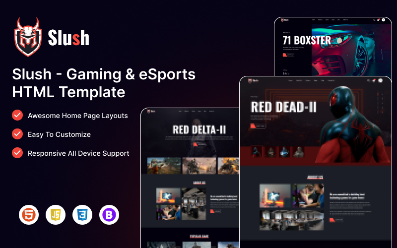 eSports - Game HTML5 Responsive Website Template