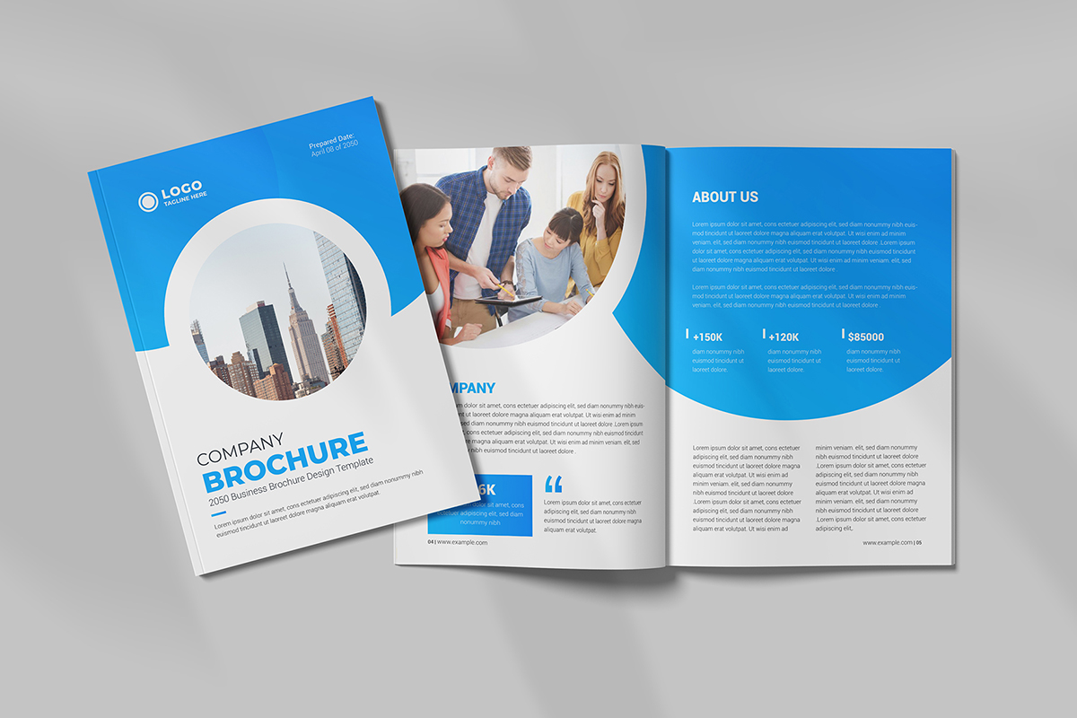 Company Brochure Layout Template