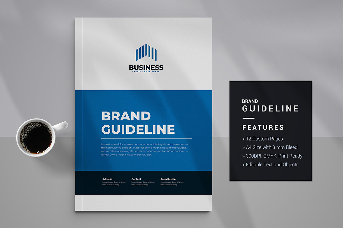 Brand guideline and Brand manual guideline