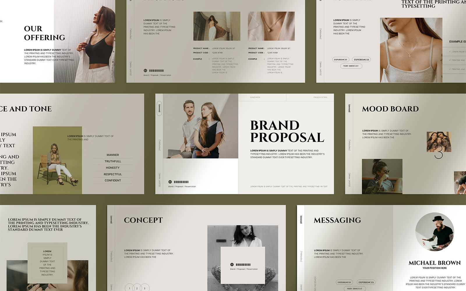 The Brand Proposal Presentation Powerpoint
