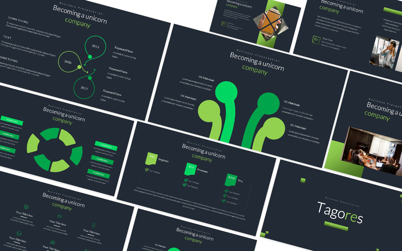 Tagores Creative Business Powerpoint Template