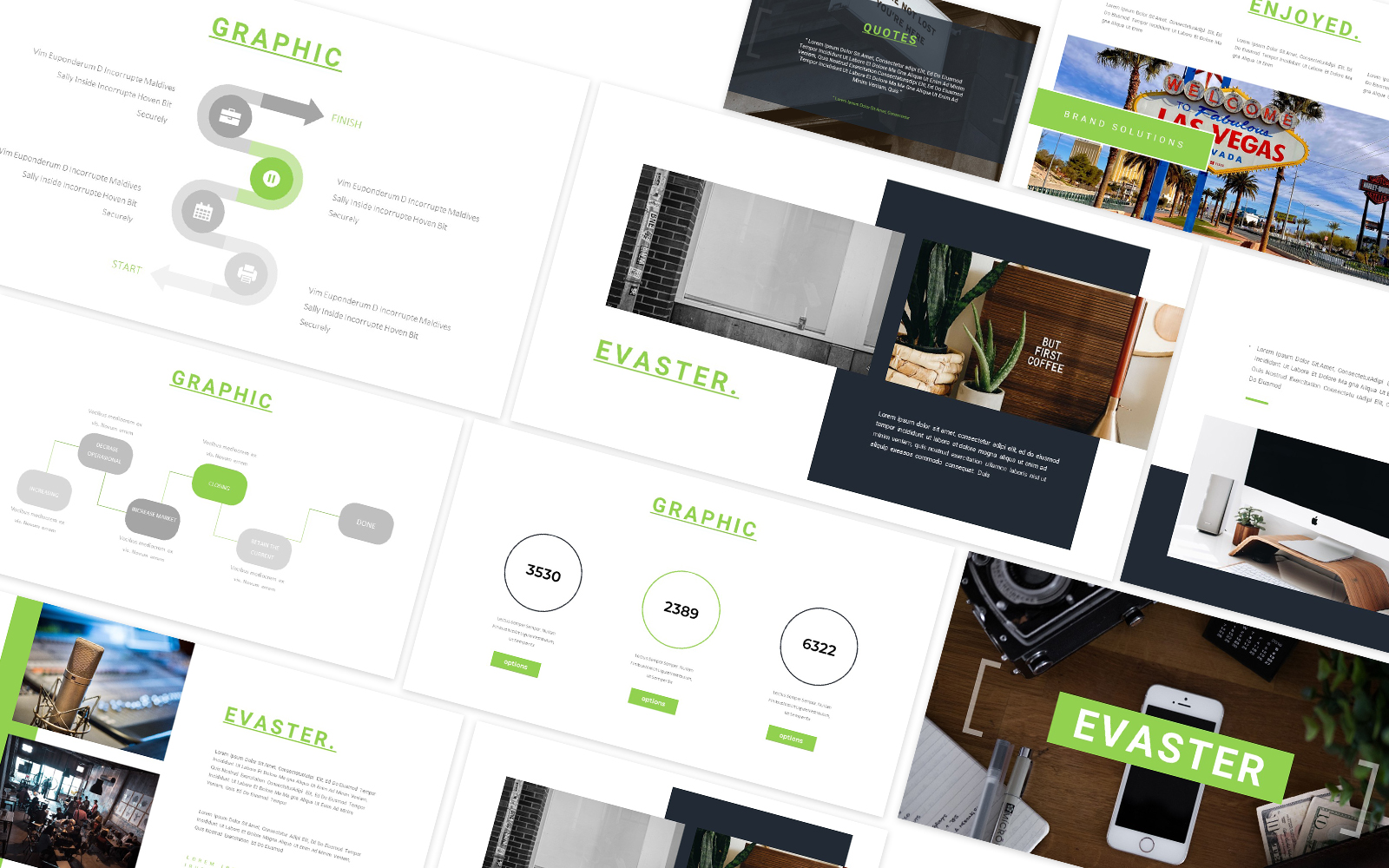 Evaster Business Concept Powerpoint Template