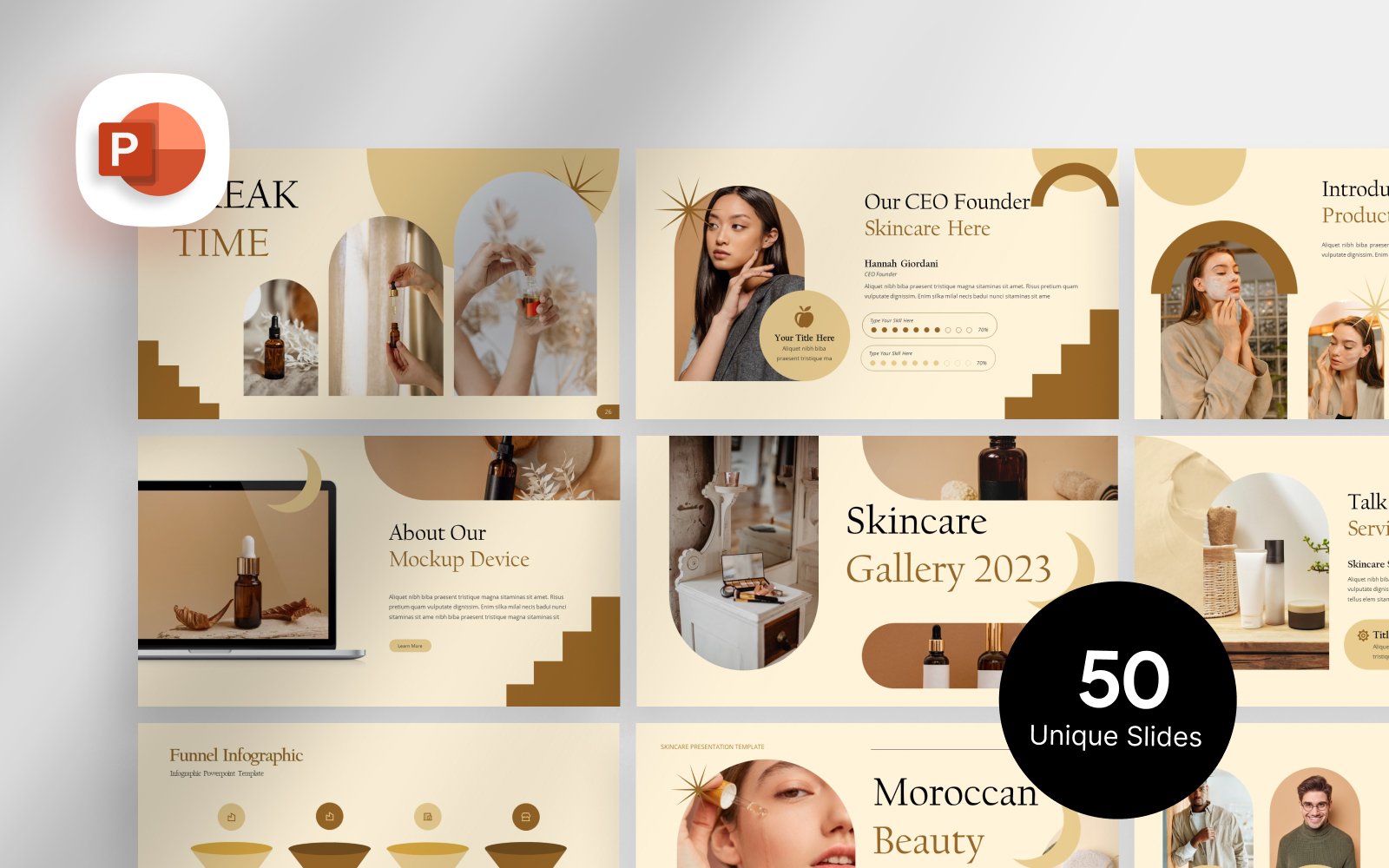 Moroccan Beauty Product Presentation Template