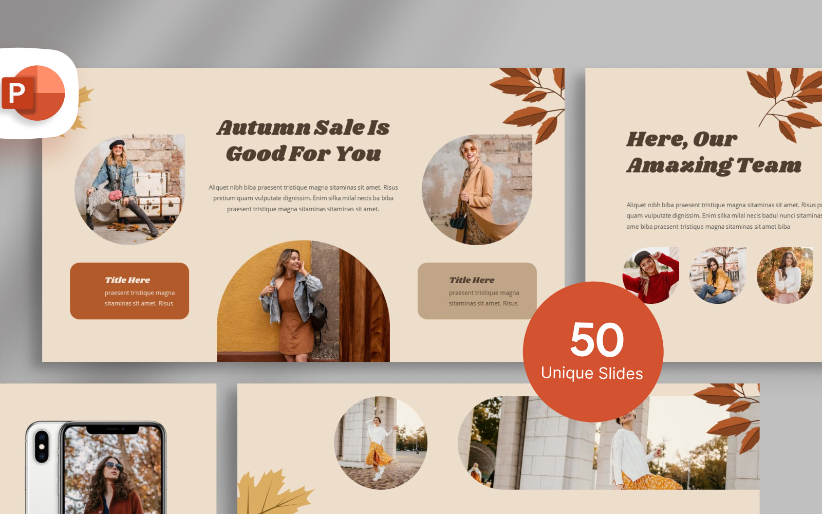 Autumn Sale Presentation Template