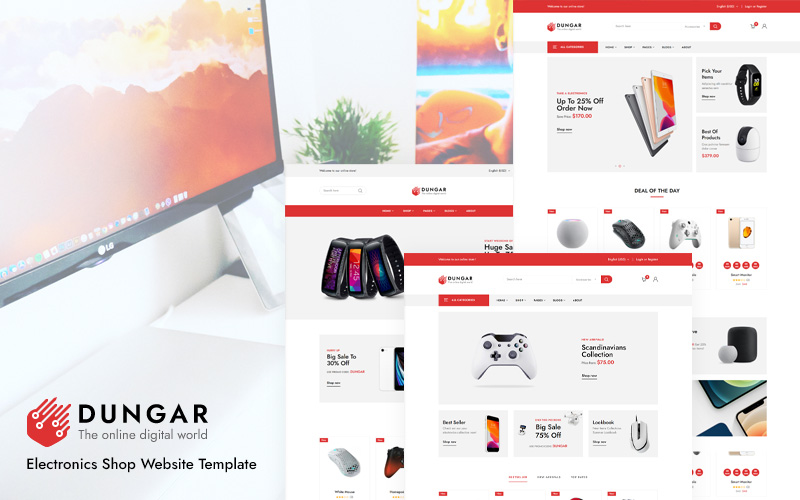 Dungar -  Electronics Shop Website Template