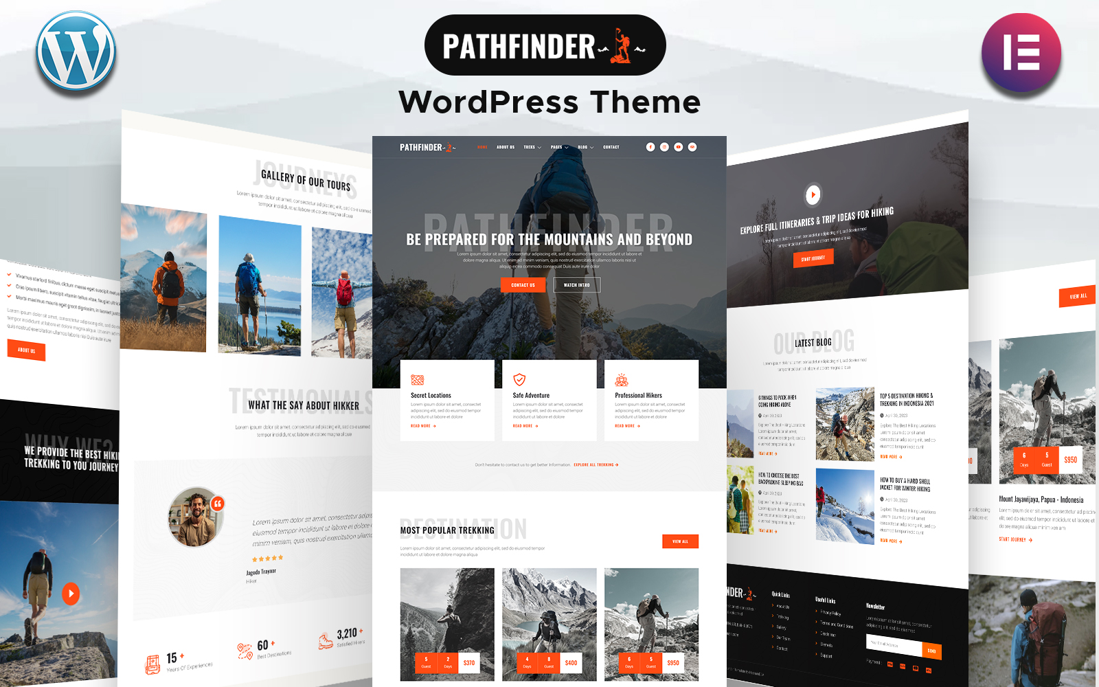 Path Finder - Hiking & Mountain Trekking WordPress Theme