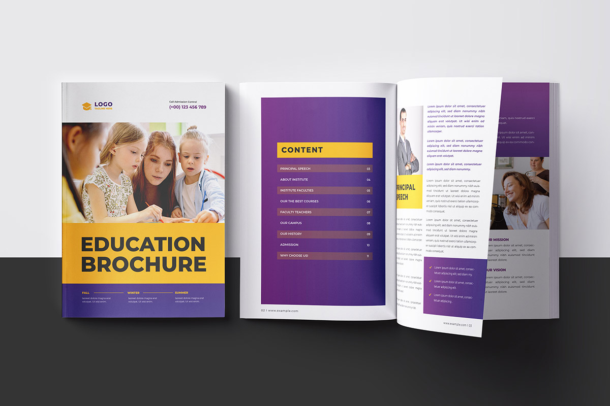 Education Brochure Template Design