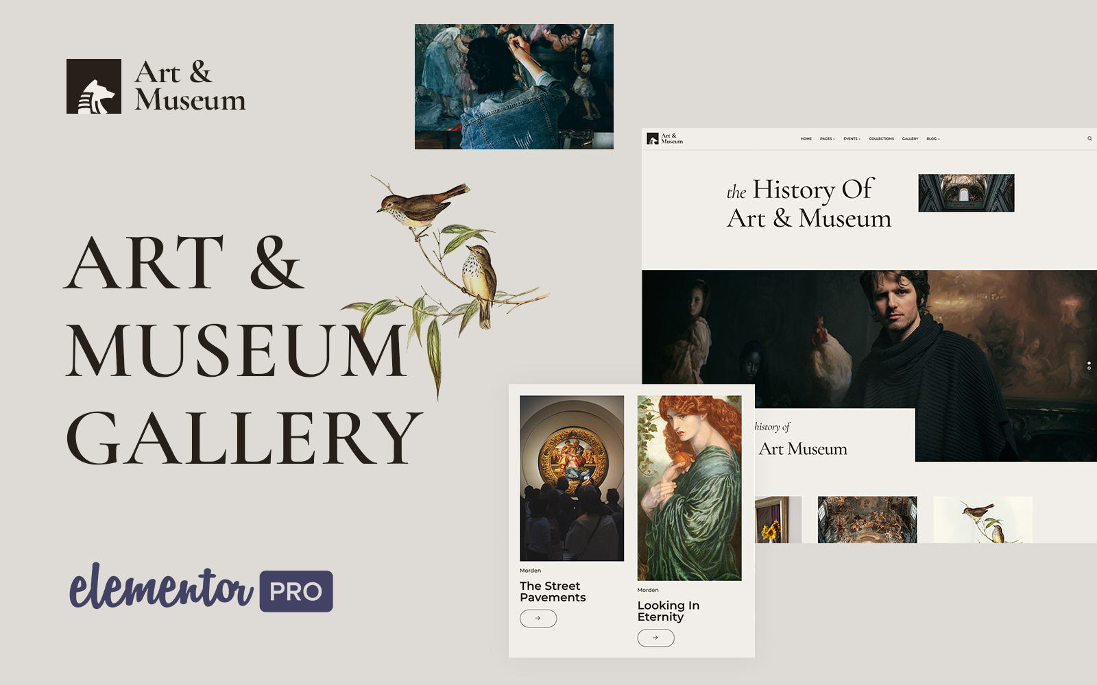 Artmuseum - Art And Museum WordPress Elementor CMS Theme