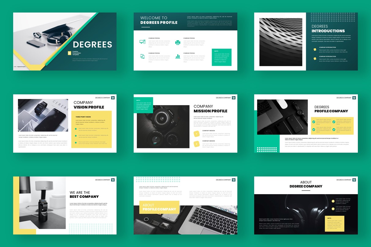 DEGREES-PowerPoint Template