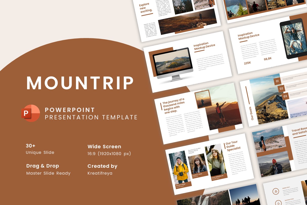 Mountrip - Travel Agency PowerPoint Template