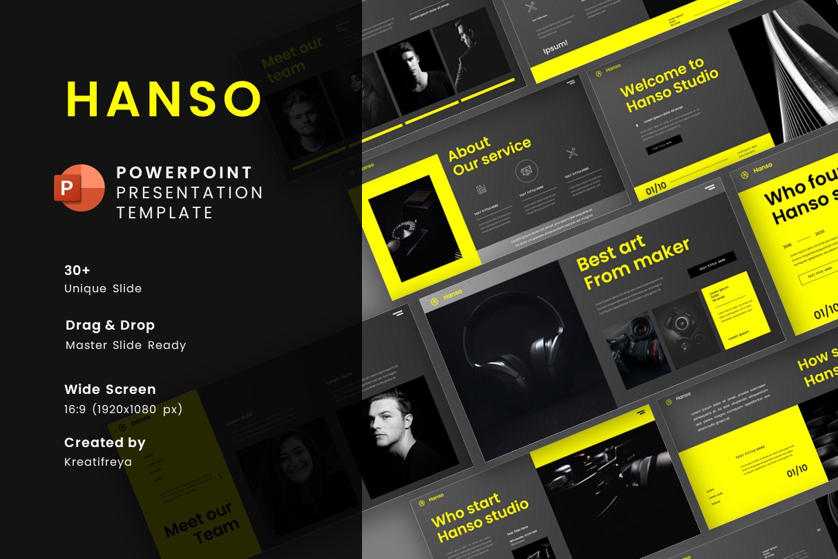 Hanso - Business PowerPoint Template