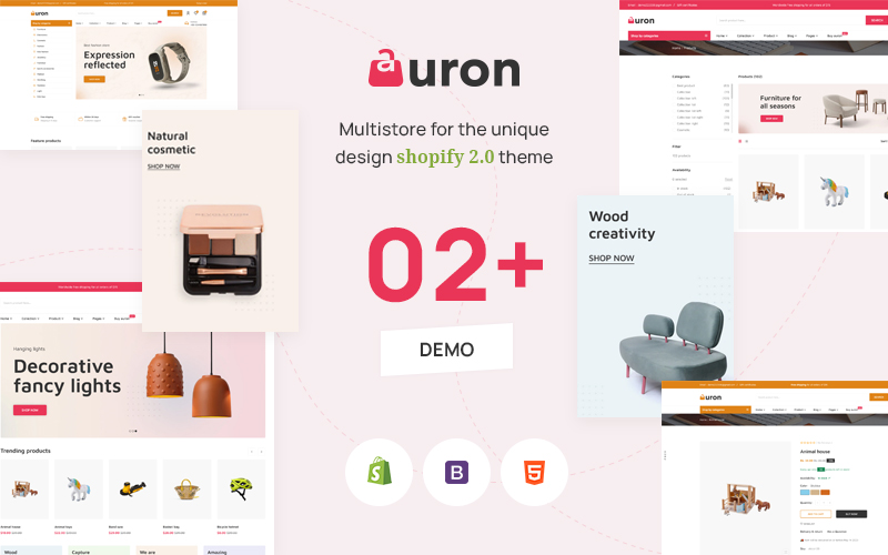 Auron - The Electronics & Gadgets Responsive Premium  Shopify Theme