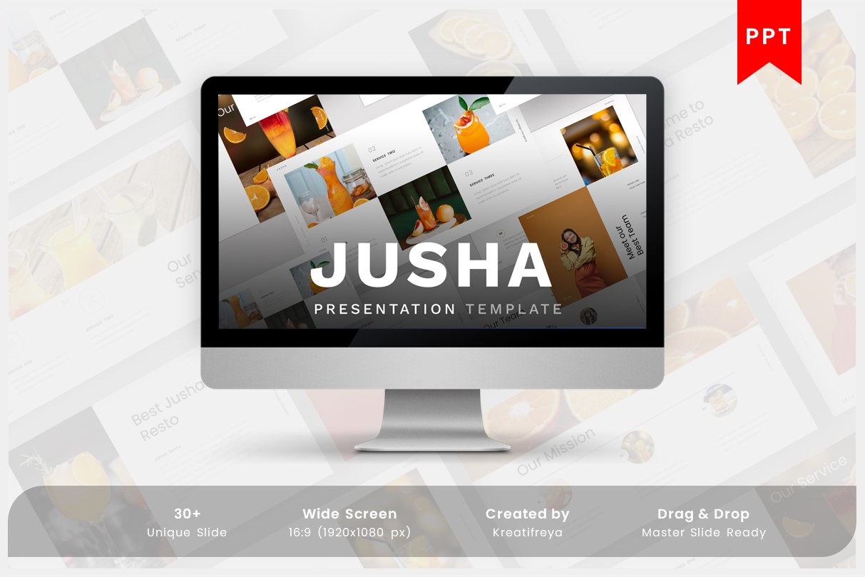 JUSHA - PowerPoint BusinessTemplate