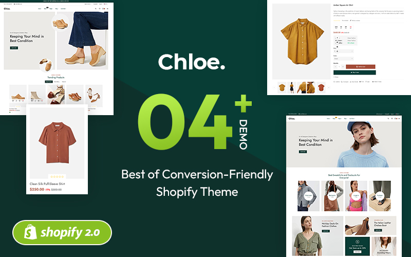 Chloe - Clothing & Fashion Responsive Shopify 2.0 Theme