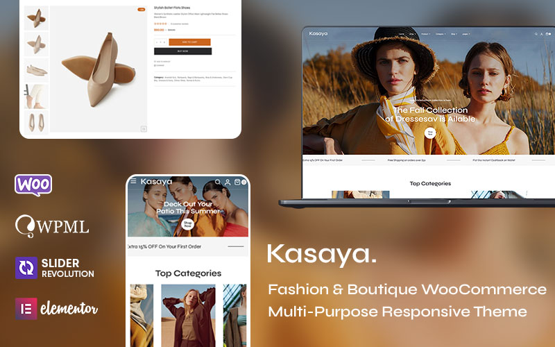 Kasaya- Fashion & Boutique WooCommerce Multi-Purpose Responsive Theme
