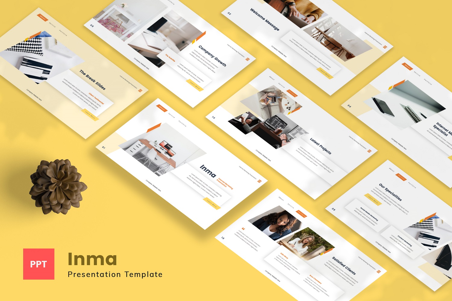 Inma — Internet Marketing Powerpoint Template