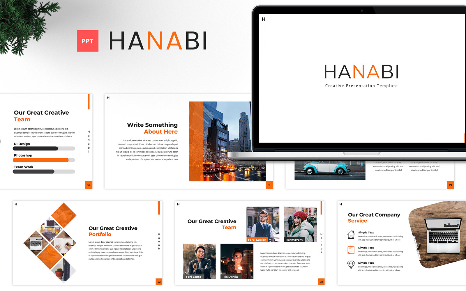 Hanabi - Creative PowerPoint