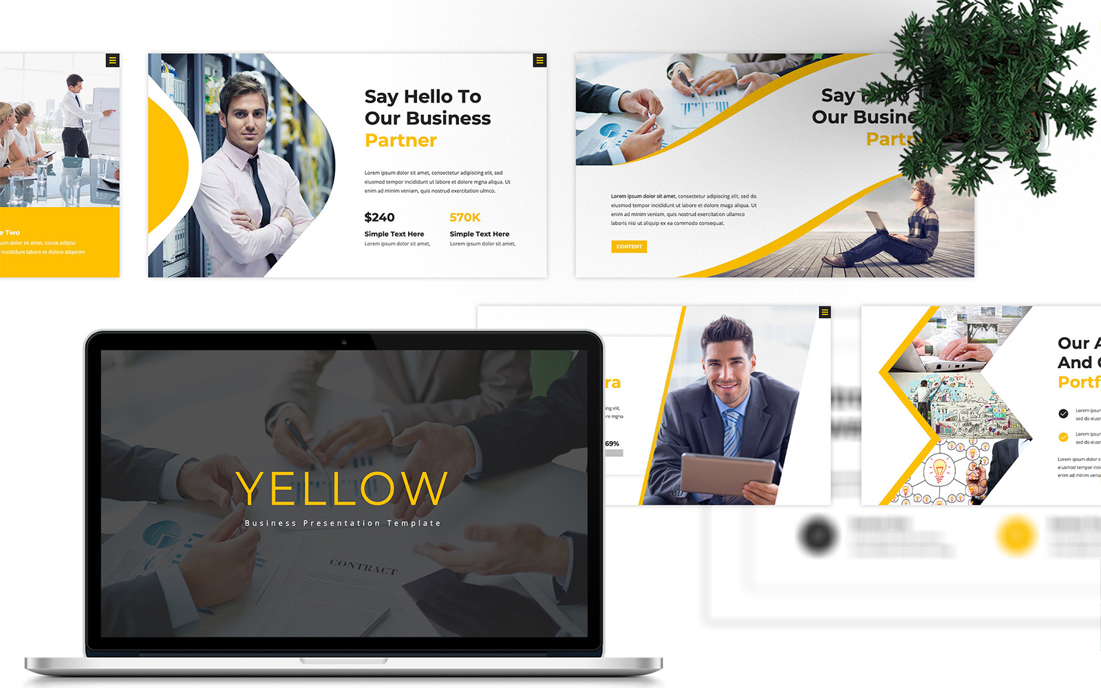 Yellow - Business PowerPoint