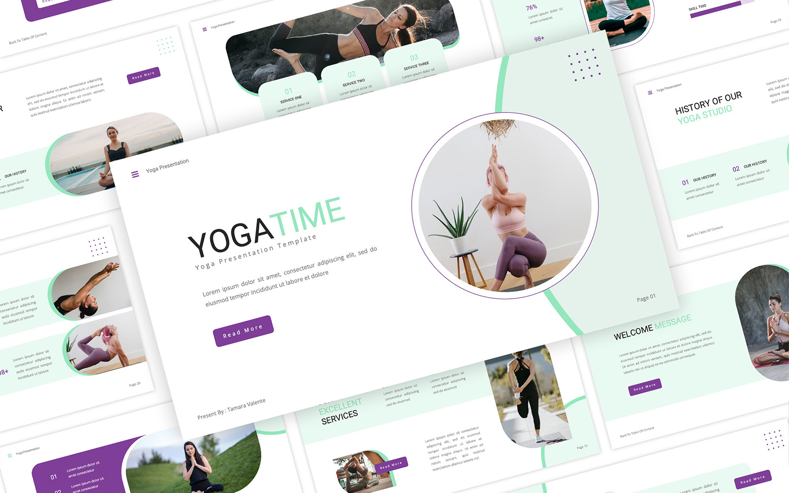 Yogatime - Yoga PowerPoint Template