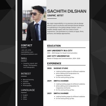 Template# 336955 Vendors Author: dilshanh Resume Templates